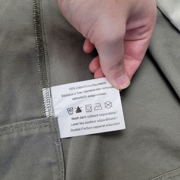 Arc'Teryx Crosswire canvas zip jacket fatigue utility green gray - Picture 10 of 11